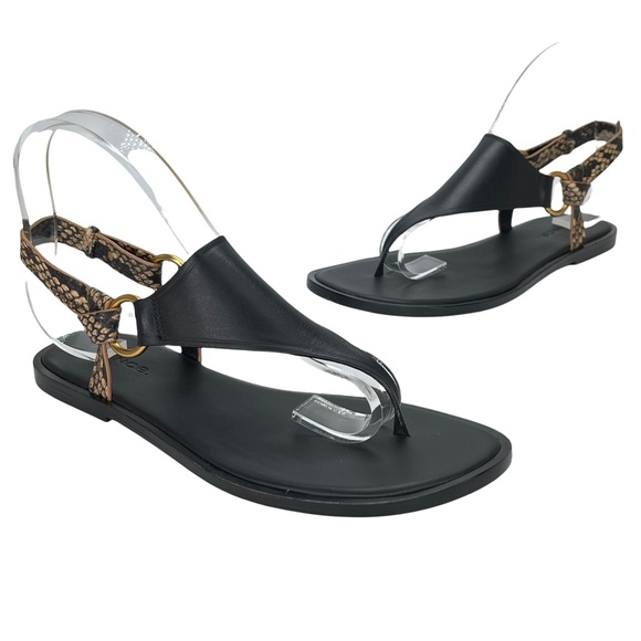 Vince Pharis Leather Womens Slingback Thong Sandals Size 7.5M - Picture 12 of 12
